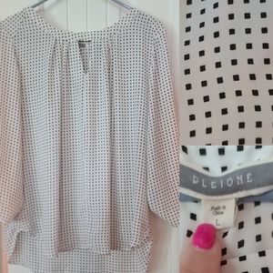 Pleione Polka Dot Top - Size L